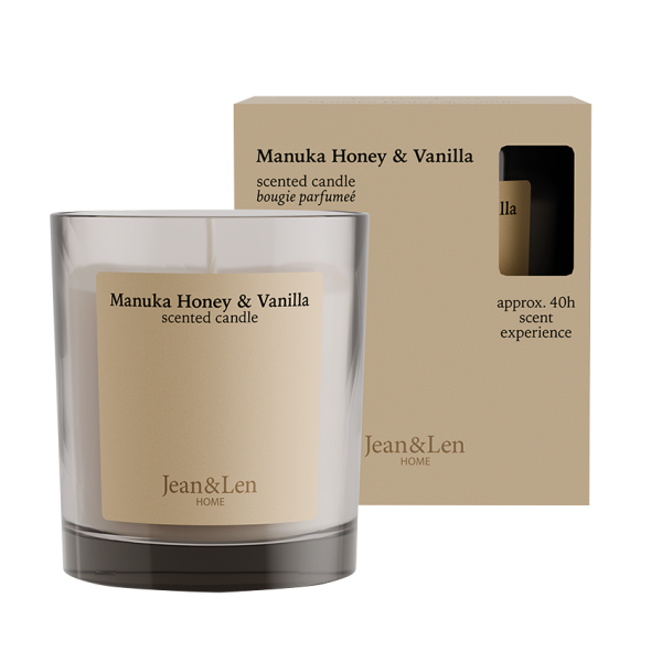 Scented Candle Manuka Honey & Vanilla INT, 195 g