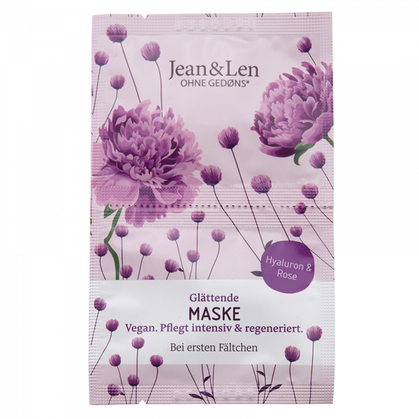 Glättende Maske Hyaluron/Rose, 2 x 5 ml