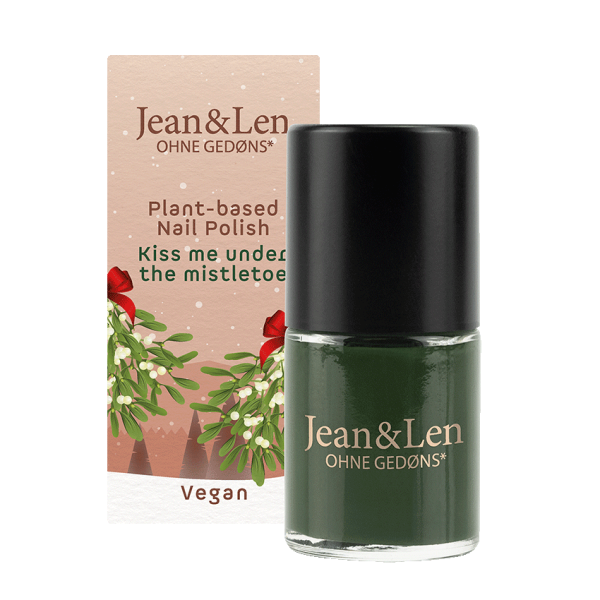 plant-based nail polish KISS ME UNDER THE MISTLETOE (209), 12ml