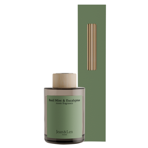 Scented Room Diffusor Basil Mint & Eucalyptus INT, 100 ml