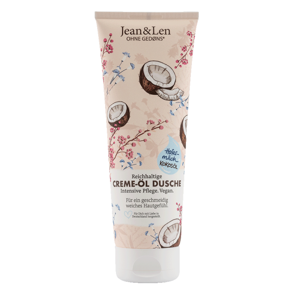 Rich Cream-Oil Shower Gel Organic Oat Milk/Coconut Oil, 250 ml